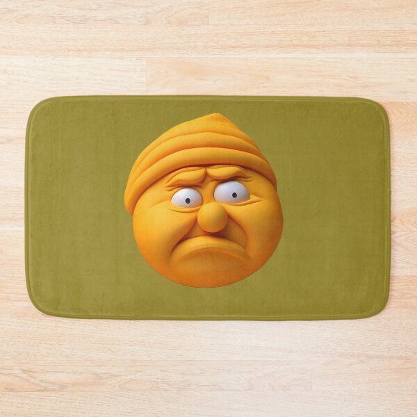 Item preview, Disgruntled little orangish yellow face.  designed and sold by McKinneyDigital.