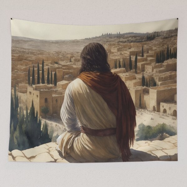 Item preview, Jesus meditating  designed and sold by VolumeEight.
