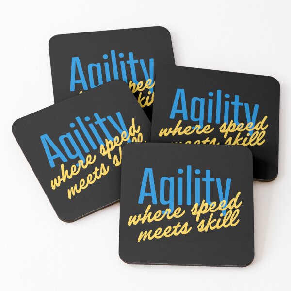 Item preview, agility where speed meets skill - agility where speed meets skill in English designed and sold by PausePapote.