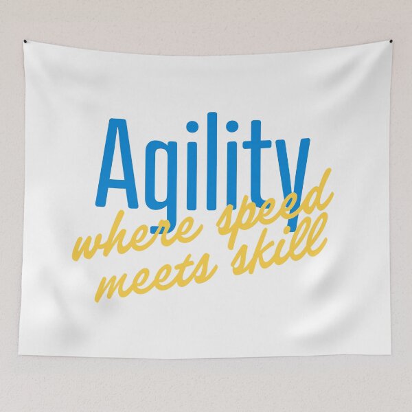 Item preview, agility where speed meets skill - agility where speed meets skill in English designed and sold by PausePapote.