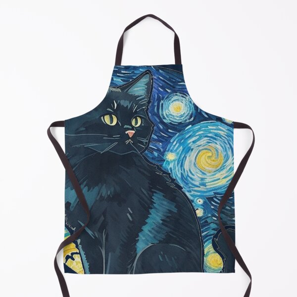 Artikelvorschau, Van Gogh Sternenkatze entworfen und verkauft von Vangoholic.