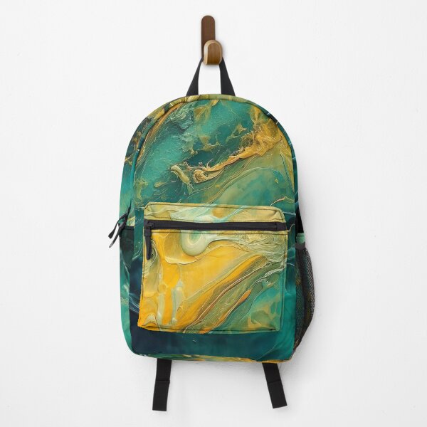 Item preview, Abstract Fluid Painting Green and Yellow designed and sold by vadimcarazan.