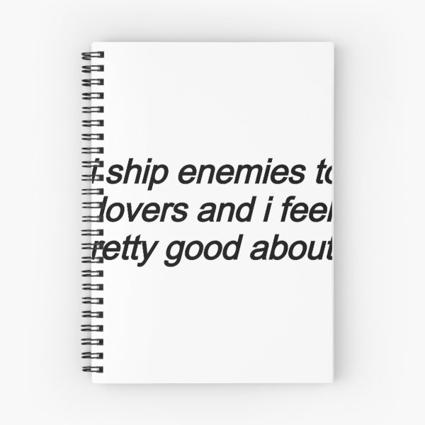 Item preview, I Ship Enemies to Lovers designed and sold by lazo-shanti.
