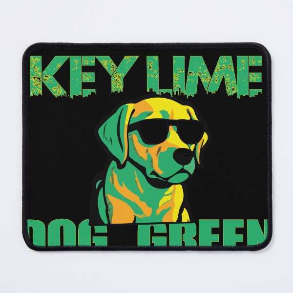 Item preview, key lime green dog designed and sold by dsirs.
