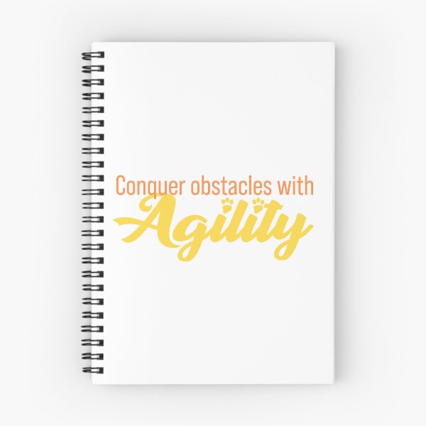 Item preview, conquer obstacles with agility - conquer obstacles with agility in english designed and sold by PausePapote.