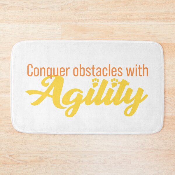 Item preview, conquer obstacles with agility - conquer obstacles with agility in english designed and sold by PausePapote.