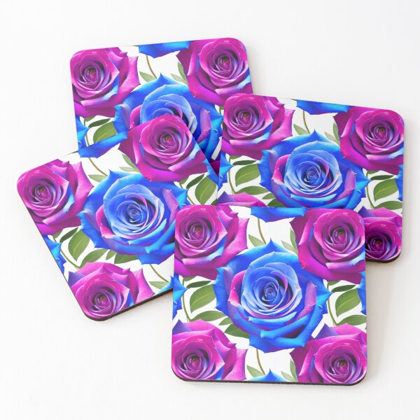 Item preview, Beautiful Blue Rose Abstract Style Seamless Pattern #6 designed and sold by Infinitelypink.