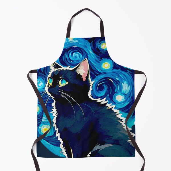 Artikelvorschau, Van Gogh Sternenkatze entworfen und verkauft von Vangoholic.