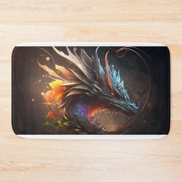 Item preview, Abstract Chinese Dragon Face Art designed and sold by PeteRascal.