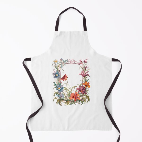 Item preview, Art deco wild flowers frame designed and sold by tropicaltee.