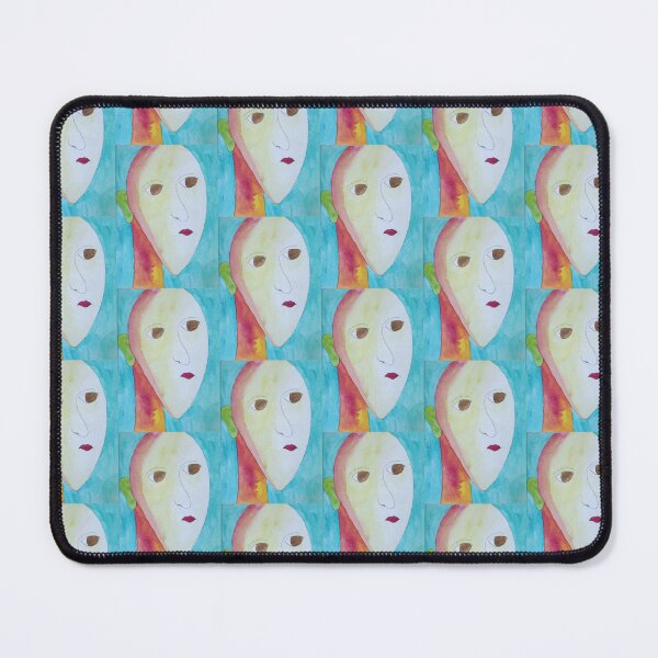 Item preview, quirky face with brown eyes designed and sold by cardanart.