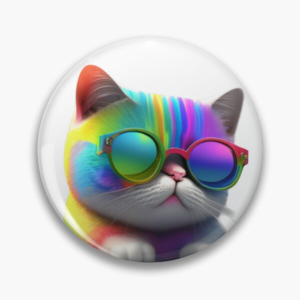 Aperçu de l'œuvre Chat arc-en-ciel2023 créée et vendue par StyleRain1.