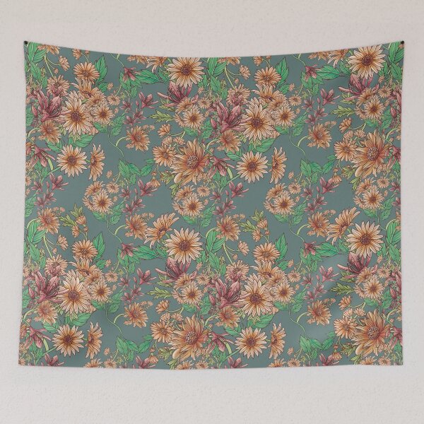 Item preview, Retro variety florals designed and sold by shamiss.