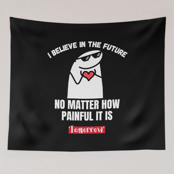 Item preview,  Flork Meme Funny Quotes Famous Song Quotes designed and sold by DesignerFollow.
