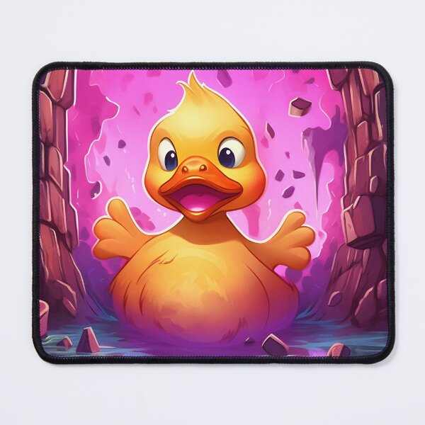 Item preview, Mystical Encounter: Duck in the Purple Monster Hole | Fantastical Ruins designed and sold by BNCH44.