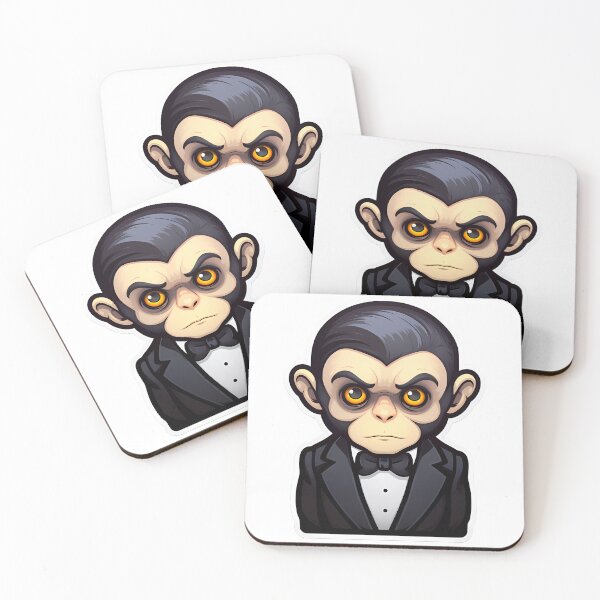 Item preview, Monkey in Suit Cartoon designed and sold by tropicaltee.