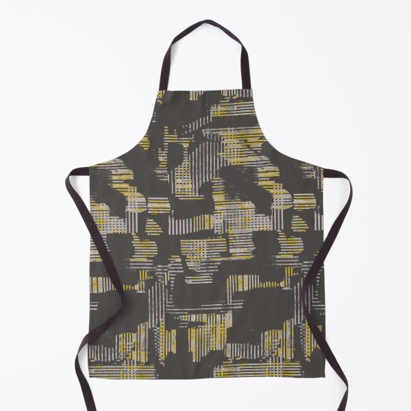 Item preview, Abstract stripes yellow gray designed and sold by Alessandro Remo Mazzoni Remotextiles.