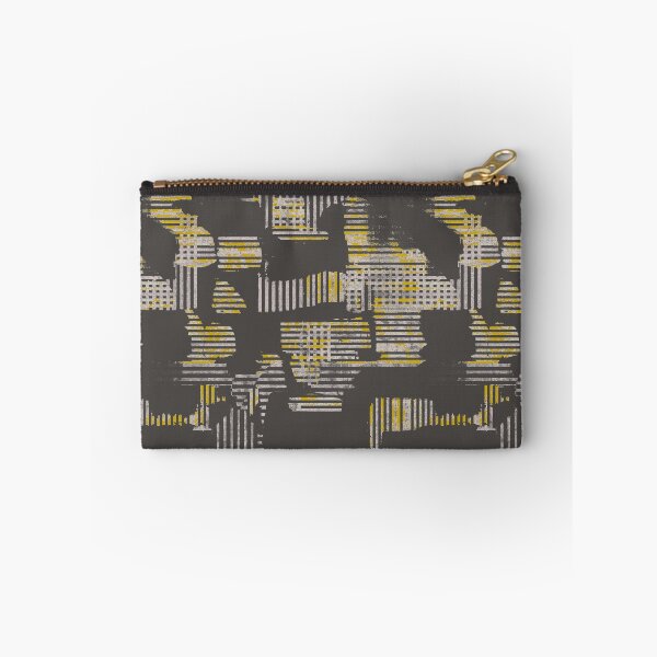 Item preview, Abstract stripes yellow gray designed and sold by Alessandro Remo Mazzoni Remotextiles.