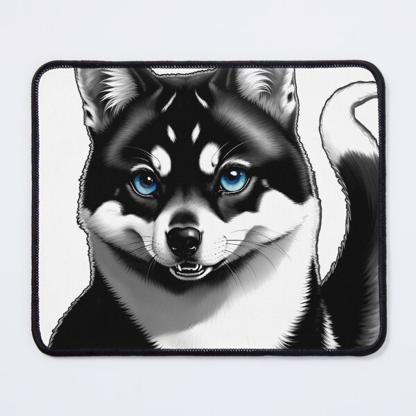 Item preview, Monotone cute Shiba Inu designed and sold by Animal-Avenue.