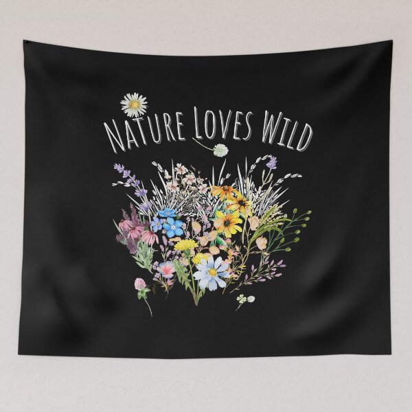 Item preview, Nature Loves Wild Flower Colorful Design designed and sold by EarthArtDesigns.
