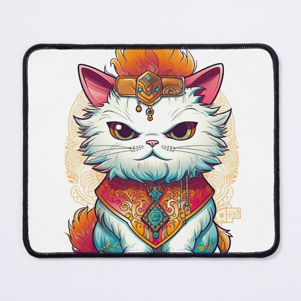 Item preview, Persian Cat Portrait Art: FelineCanvas Design for Cat designed and sold by DooodleGod.