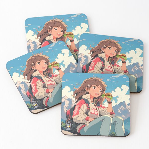 Item preview, Foodie Yama Girl | Girls Go Hiking | 山ガール 004 designed and sold by hkerstyle.