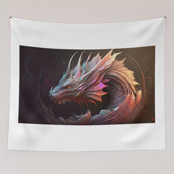 Item preview, Abstract Chinese Dragon Face  designed and sold by PeteRascal.