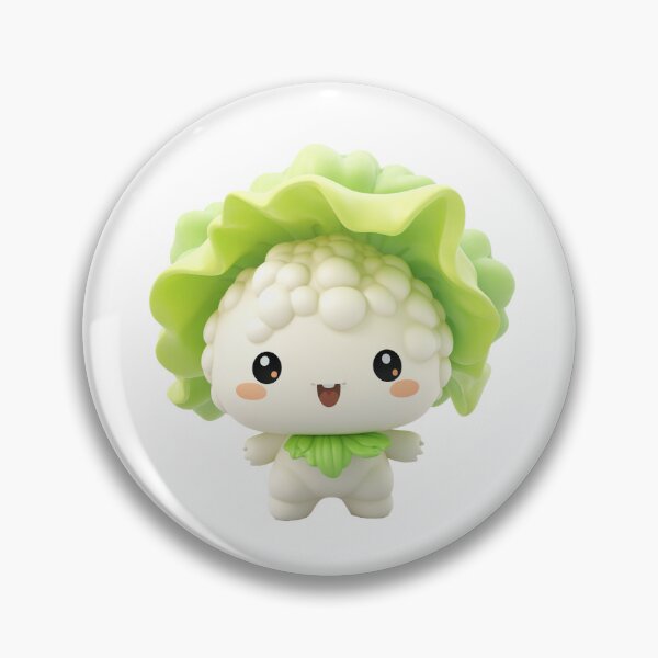 Item preview, Young Cute Baby Kawaii Cauliflower Figurine designed and sold by PatternsFTW.
