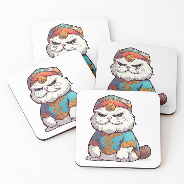 Item preview, Persian Cat Cartoon Design: FurryFelineFun's Hilarious Art for Kitty designed and sold by DooodleGod.