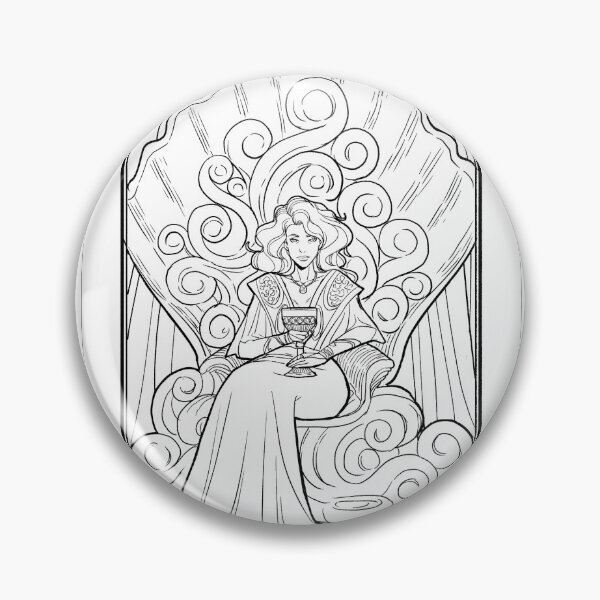 Aperçu de l'œuvre Tarot de Carrow - Reine des Coupes créée et vendue par CarrowBrown.