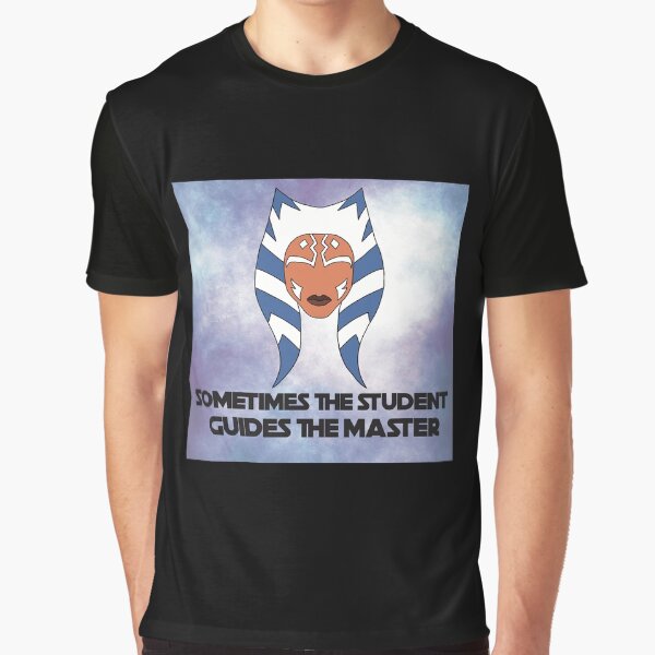 Vista previa del artículo con la obra «Estudiante de Ahsoka Tano guía al maestro», diseñado y vendido por RabbitHeartArt.
