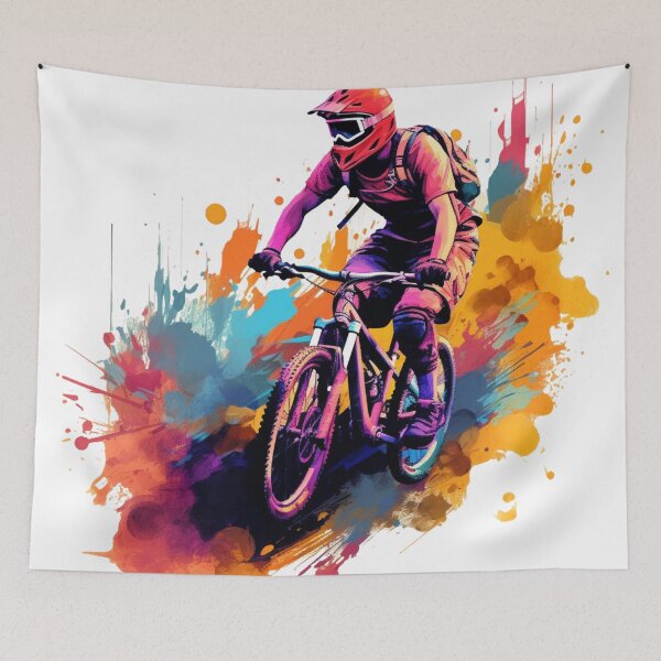 Item preview, Funny Mountain Bike Art  Mountain Biking  T-Shirt designed and sold by Tee Studio.