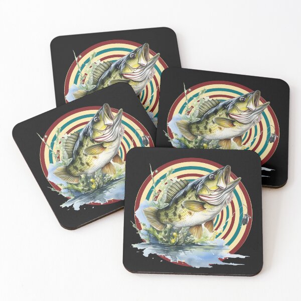 Item preview, Retro Bass Fishing designed and sold by MysticOzzy.