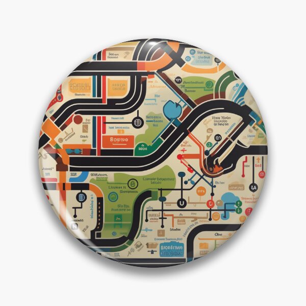 Item preview, New Abstract London Underground & Overground Trains Repeating Seamless Pattern designed and sold by PatternsFTW.