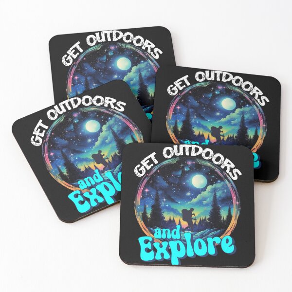 Item preview, Night Sky Hiking Adventure - Get Outdoors and Explore! designed and sold by Zandalus.