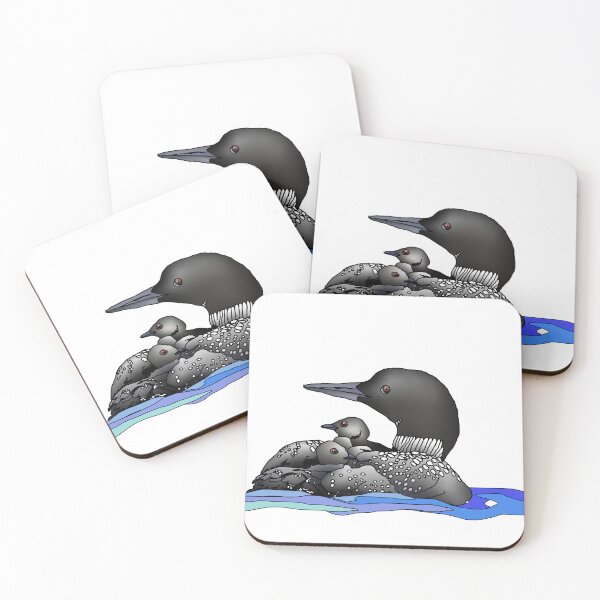 Item preview, Loon With Babies designed and sold by kamkam19.