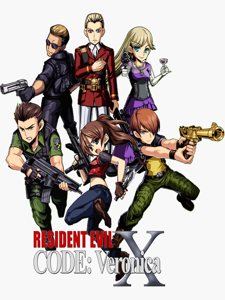 Resident Evil Chibi Stickers 3 Remake/4/code Veronica 