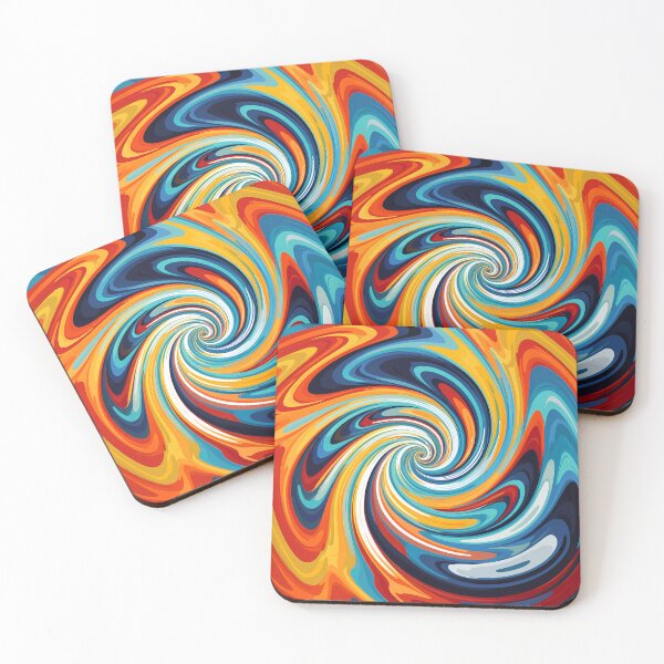 Item preview, Multicolour paint swirl  designed and sold by Nosy is Everything.