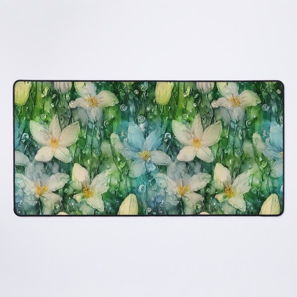 Artikelvorschau, Blumen und Regen entworfen und verkauft von Poetic Patterns Studio.