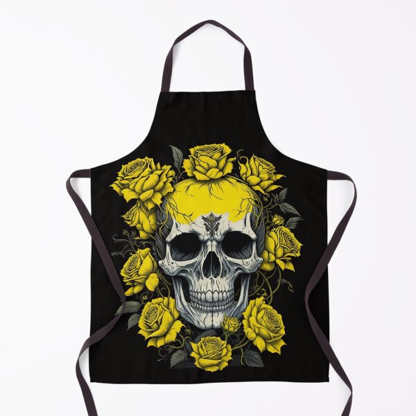 Item preview, Skull and Yellow Roses designed and sold by AcidTed.