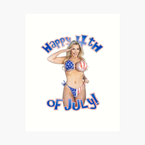 Bikini Mature July 4th Art Print for Sale by Dripress Redbubble - Main Image