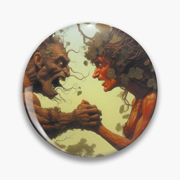 Item preview, Elderly But Strong and Rooted Husband and Wife: Forest Spirits United Against Deforestation designed and sold by SingularityGeek.