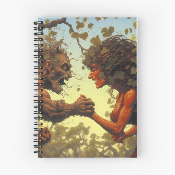 Item preview, Elderly But Strong and Rooted Husband and Wife: Forest Spirits United Against Deforestation designed and sold by SingularityGeek.