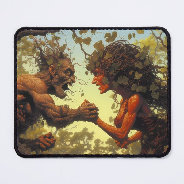 Item preview, Elderly But Strong and Rooted Husband and Wife: Forest Spirits United Against Deforestation designed and sold by SingularityGeek.