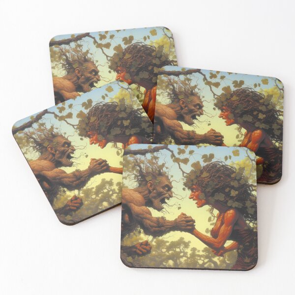 Item preview, Elderly But Strong and Rooted Husband and Wife: Forest Spirits United Against Deforestation designed and sold by SingularityGeek.
