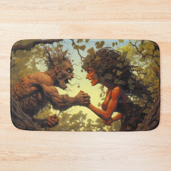 Item preview, Elderly But Strong and Rooted Husband and Wife: Forest Spirits United Against Deforestation designed and sold by SingularityGeek.