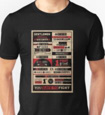 fight club rules t shirt