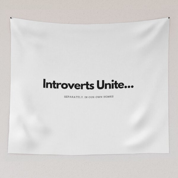 Item preview, introvert - funny phrase designed and sold by Suzanne-Mercy.
