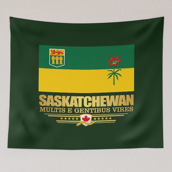 Item preview, Saskatchewan (Flag) designed and sold by curranmorgan.