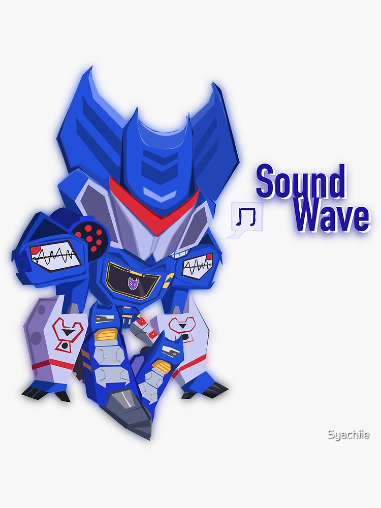 TFP Soundwave Sticker for Sale by kusachan15